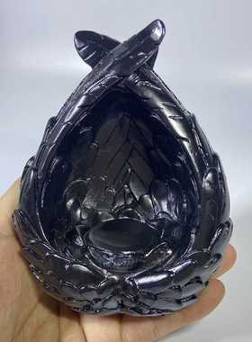 水晶球树脂底座 首饰饰品收纳天使之翼翅膀球座 工艺品收纳盒摆