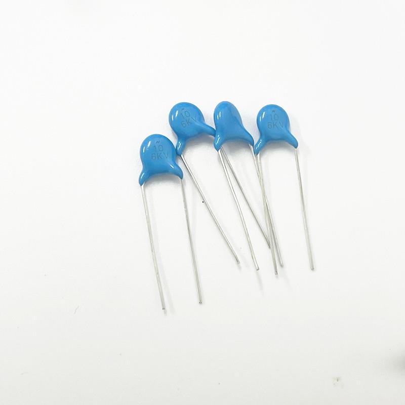 高压瓷片电容6KV 5P/10P/15P/22P/27P/33P/39P/47PF/102/103M/223 - 图0