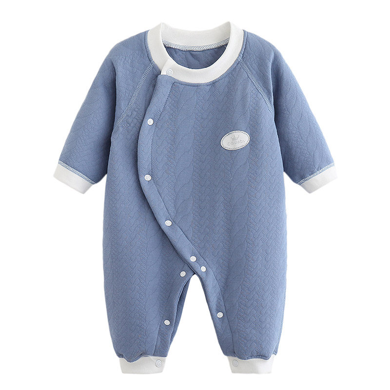 宝宝保暖内衣爬服秋冬款装睡衣 多比小星连身衣/爬服/哈衣
