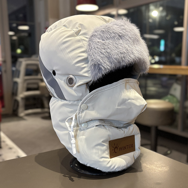冬季骑行帽子女防寒防风保暖面罩电动车护耳加厚雷锋帽男款套头帽,淘宝优惠券,粉丝福利购,淘宝优惠卷