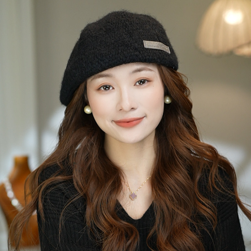 韩版羊毛呢贝雷帽子女秋冬季正反两戴前进帽英伦复古显脸小报童帽,淘宝优惠券,粉丝福利购,淘宝优惠卷