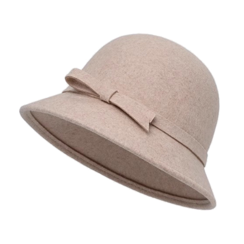 羊毛赫本千金帽子女秋冬季法式优雅礼帽盆帽2025新款毛呢渔夫帽潮,淘宝优惠券,粉丝福利购,淘宝优惠卷