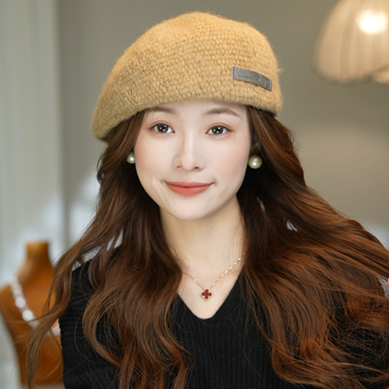 韩版羊毛呢贝雷帽子女秋冬季正反两戴前进帽英伦复古显脸小报童帽,淘宝优惠券,粉丝福利购,淘宝优惠卷