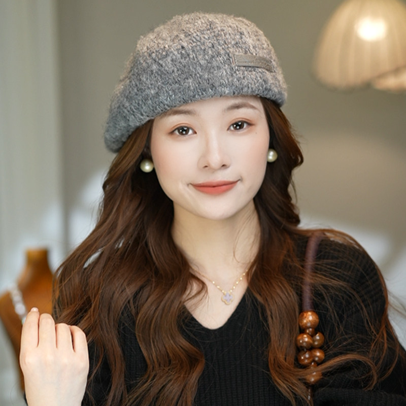 韩版羊毛呢贝雷帽子女秋冬季正反两戴前进帽英伦复古显脸小报童帽,淘宝优惠券,粉丝福利购,淘宝优惠卷