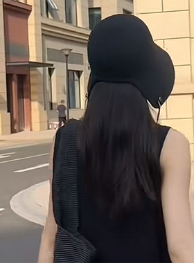 夏季防晒杨紫同款流苏帽子盆帽女