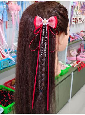 女孩小发夹发饰儿童蝴蝶结发卡