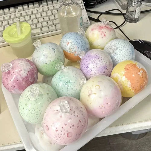 创意解压手作球盲盒随心配解压球高颜值减压发泄神器无毒儿童玩具 - 图2