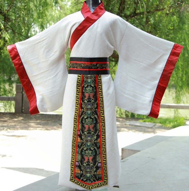 古装男汉服员外司仪婚礼主持三国丞相刘备曹操大臣舞台演出服装_虎窝淘
