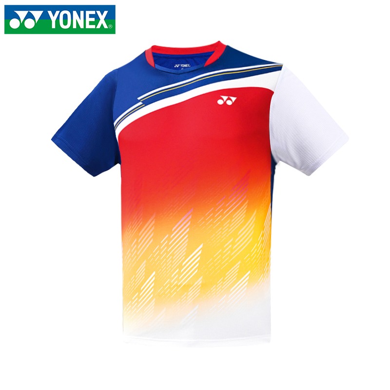 YONEX/尤尼克斯羽毛球服儿童服速干短袖运动上衣速干310092BCR-图2