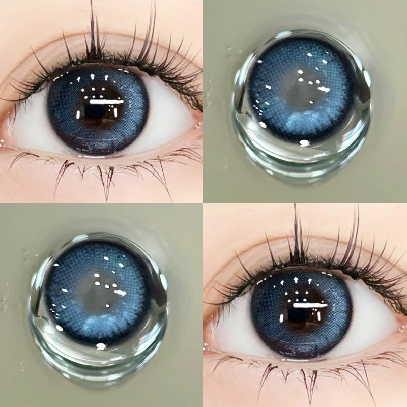 Daily Disposable 2 Pieces Trial Pack Pink Brown Color Contact Lenses Daily Disposable Comfortable Hydrating Contact Lenses 9st
