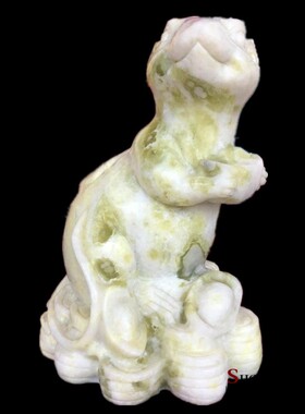 天然生肖鼠招财家居客厅工艺品