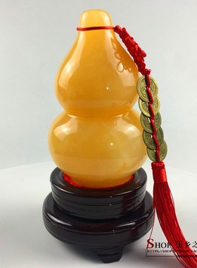 天然家居客厅玄关工艺品葫芦摆件