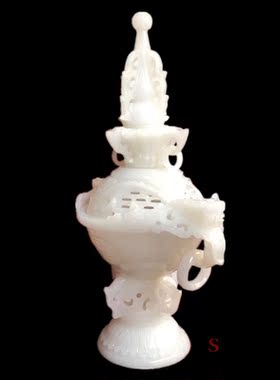 镂空雕刻香薰炉家居客厅工艺品