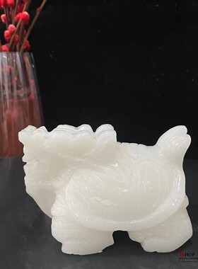 玉乡之源玉保平安新中式客厅龙龟