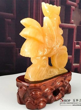 生肖鸡招财家居客厅电视柜工艺品