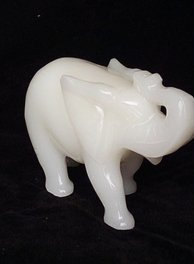 天然阿富汗玉象摆件一对家居客厅电视柜酒柜办公室工艺品礼品摆设