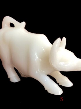 天然生肖牛旺市聚财电视柜工艺品