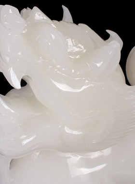 白玉客厅貔貅摆件玉乡之源天然