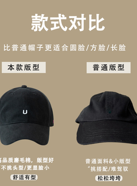 BACKNOW自制字母棒球帽大头围