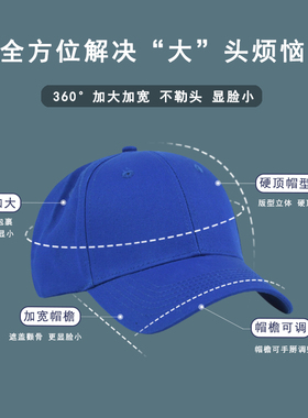 大头帽子BACKNOW硬顶棒球帽男女