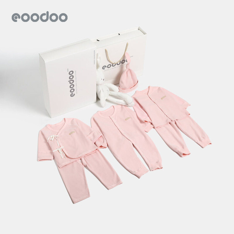 新生儿婴儿衣服套装春秋冬纯棉礼盒 eoodoo婴儿礼盒