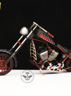 美国哈雷蜘蛛侠兵人摩托车模型