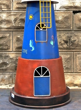 大风车仿真模型酒吧软装饰摆件