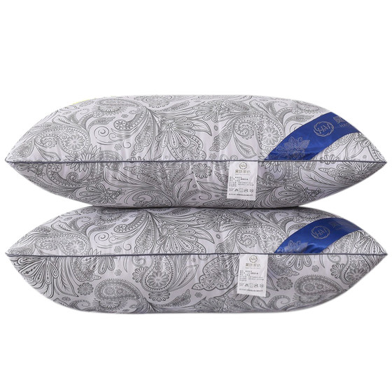 A pair of five-star pillows, washable, high-elastic hotel pillow core, student single pillow, home neck pillow core