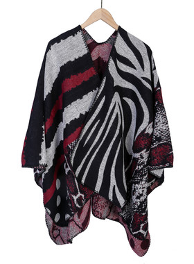 Street Fashion Irregular Striped Shawl