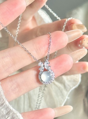 【999纯银】在逃公主项链带证书