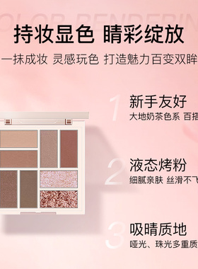 AMIIR哑光珠光八色眼影盘