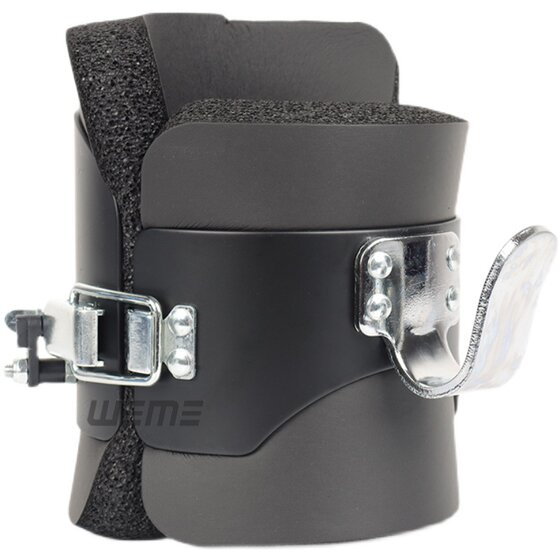 A pair of steel upside-down foot covers comes with a 2-meter safety rope