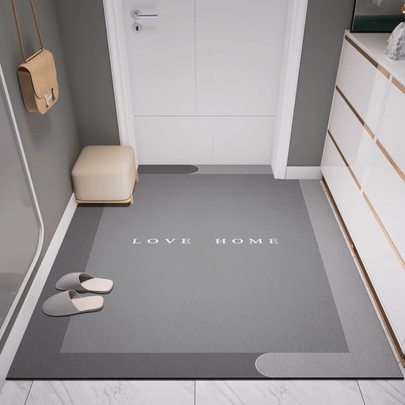 皮革入户门地垫高级感现代简约家用防滑脚垫进门门垫门厅免洗地毯,淘宝优惠券,粉丝福利购,淘宝优惠卷