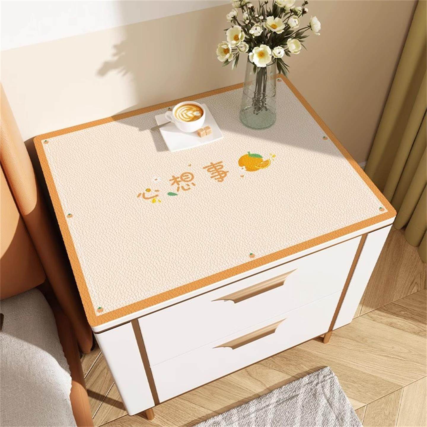 2026新款卡通床头柜防尘盖布桌面防水防烫桌布洗衣机防晒保护垫子,淘宝优惠券,粉丝福利购,淘宝优惠卷