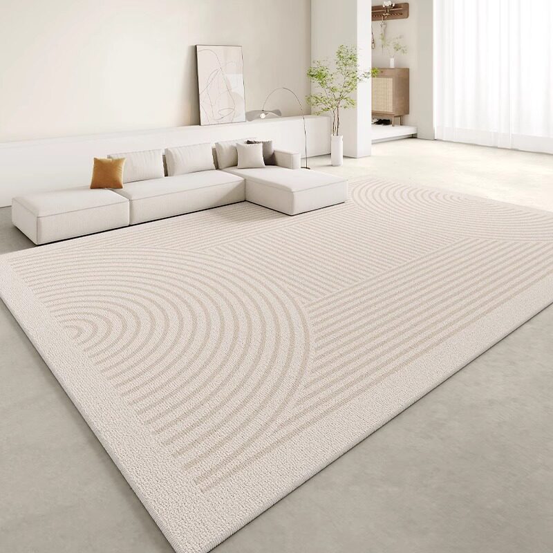 地毯客厅2025新款黑白格家用奶油风棋盘格沙发茶几毯卧室床边地垫