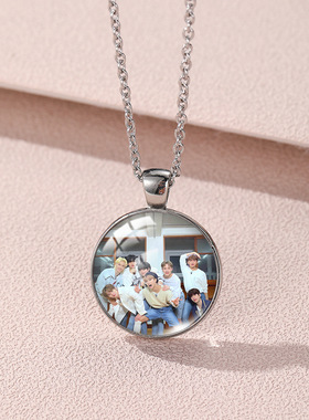 有机玻璃男女通用2023韩国男项链