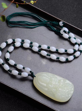 2026年生肖龙蛇本命佛普贤旺运招财开运玉石守护神吊坠