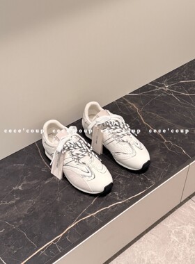 cece coup 鞋控 vogue  ！09/27 新品 25ss系带厚底运动鞋 休闲鞋