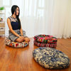 Thickened round cushion cotton and linen futon bay window tatami