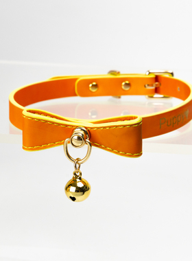 手工皮具K9定制刻字女士项圈