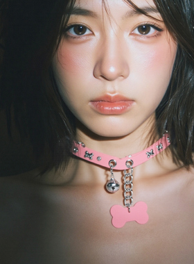 K9真皮手工项圈刻字定制