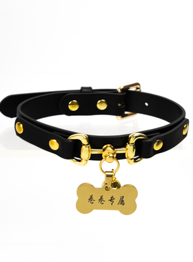 K9真皮手工定制刻字女士项圈