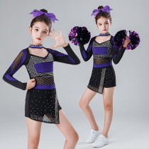 Student cheerleader dress rehearsal for custom-made men and women bodybuilding costumes design children cheerleading clothing group clothing