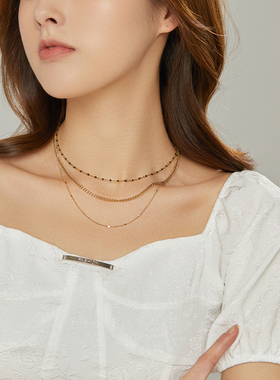 叠戴项链女ins轻奢小众设计