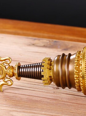 小号黄铜噶当塔佛堂摆件装藏供奉