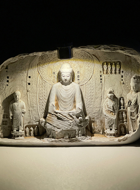 正品洛阳龙门石窟夜灯冰箱贴佛像浮雕磁吸博物馆文创河南旅游纪念