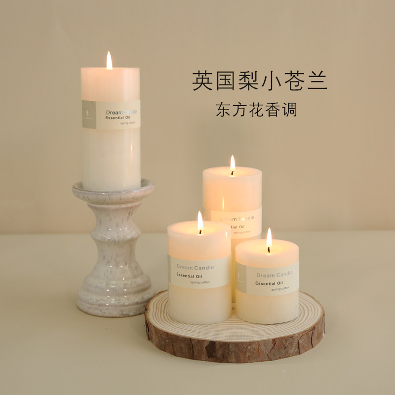 香薰蜡烛欧式白色香水型酒店装饰烛台造型布置装扮小众高级无烟,淘宝优惠券,粉丝福利购,淘宝优惠卷