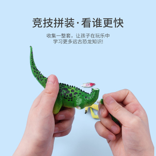 拼装恐龙蛋玩具创意动手拆装变形蛋男孩儿童益智拼插积木霸王龙 - 图2