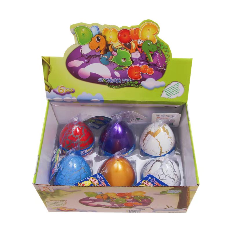 泡水恐龙蛋孵化蛋地摊可水养破壳盲盒变形礼品男女孩儿童节小玩具 - 图3