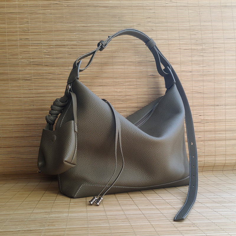 2026togo头层牛皮单肩水桶包tote软牛皮真皮大容量斜挎hobo托特包,淘宝优惠券,粉丝福利购,淘宝优惠卷